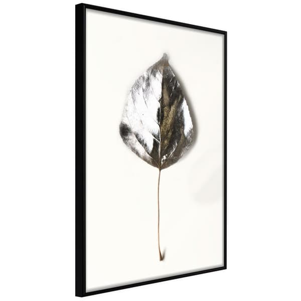 Inramad Poster / Tavla - Silvery Leaf