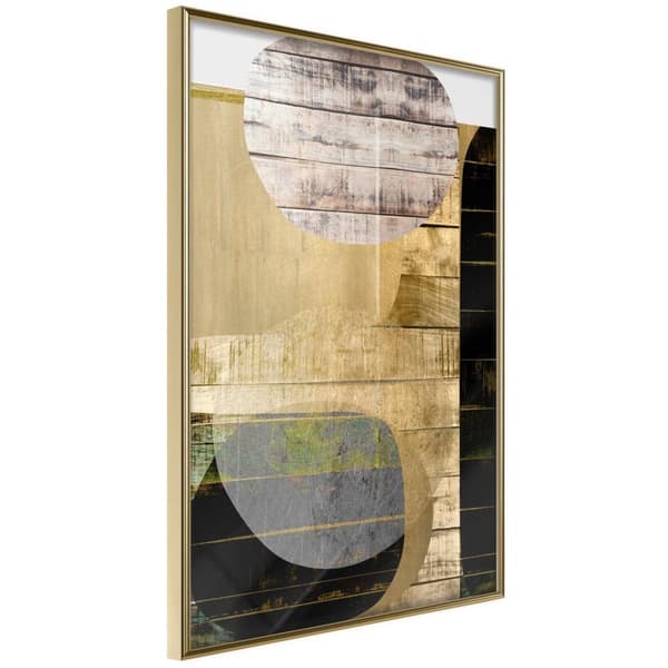 Inramad Poster / Tavla - Sunny Living Room