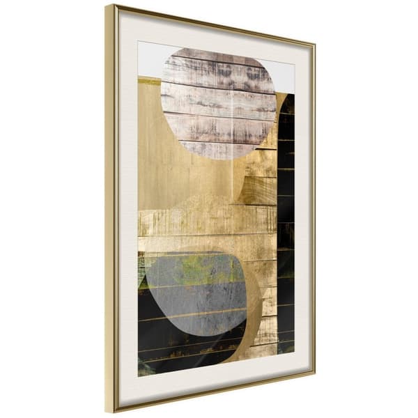 Inramad Poster / Tavla - Sunny Living Room