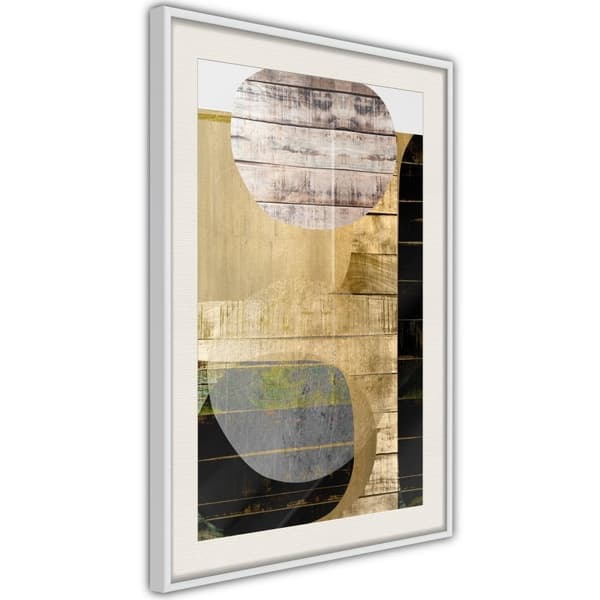 Inramad Poster / Tavla - Sunny Living Room