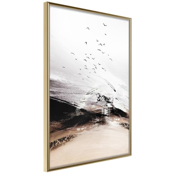 Inramad Poster / Tavla - Flight into the Unknown