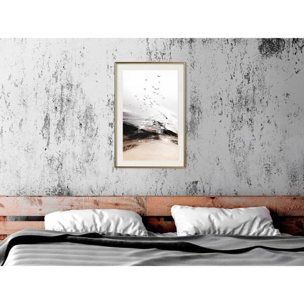 Inramad Poster / Tavla - Flight into the Unknown