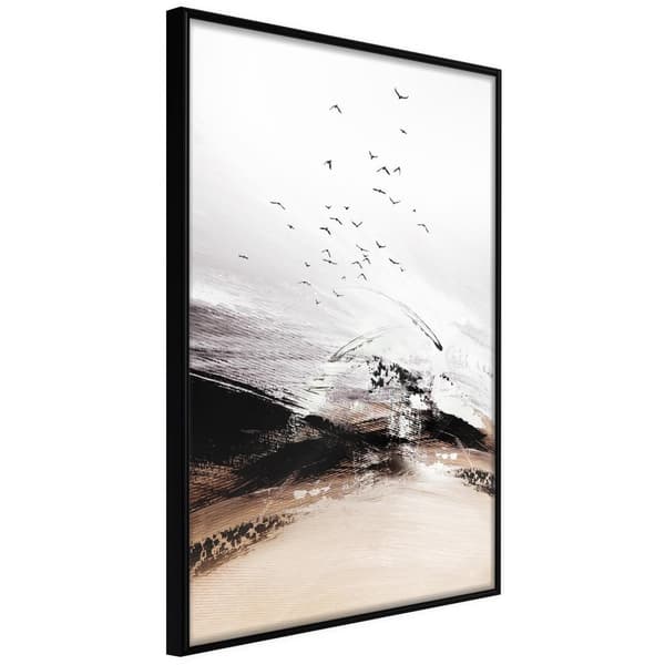 Inramad Poster / Tavla - Flight into the Unknown