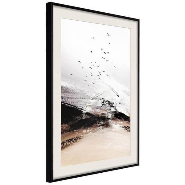 Inramad Poster / Tavla - Flight into the Unknown