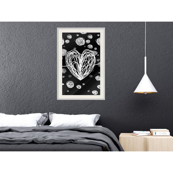 Inramad Poster / Tavla - Entangled Heart