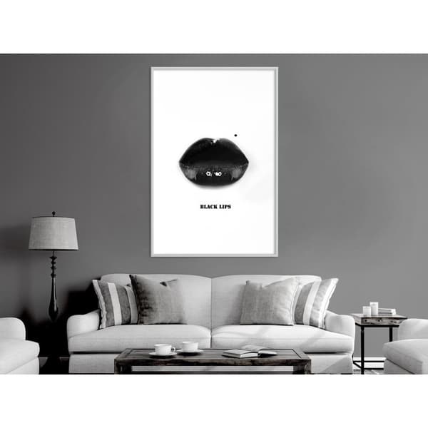 Inramad Poster / Tavla - Deadly Kiss
