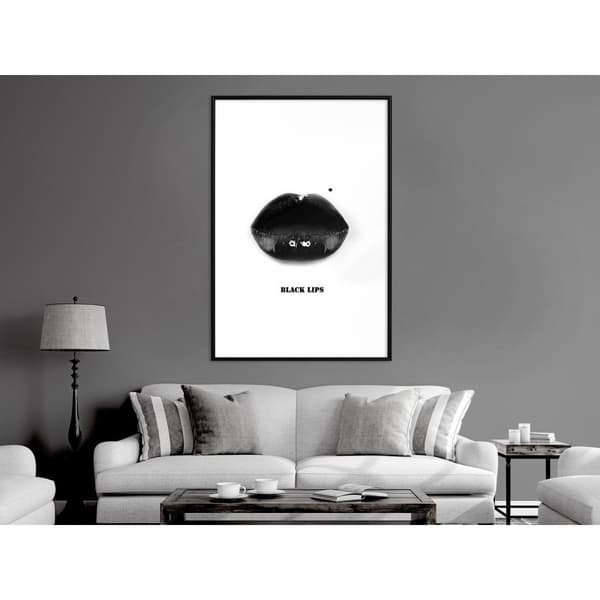 Inramad Poster / Tavla - Deadly Kiss