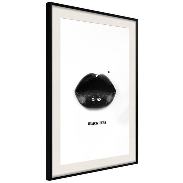 Inramad Poster / Tavla - Deadly Kiss