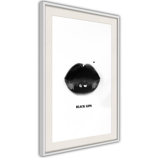 Inramad Poster / Tavla - Deadly Kiss