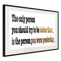 Miniatyrbild 1 av 9: Inramad Poster / Tavla - Outdo Yourself