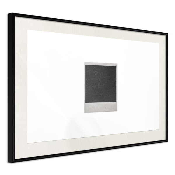 Inramad Poster / Tavla - Fleeting Moments Svart ram med passepartout 90x60