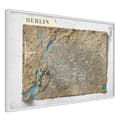 Miniatyrbild 1 av 9: Inramad Poster / Tavla - Raised Relief Map: Berlin