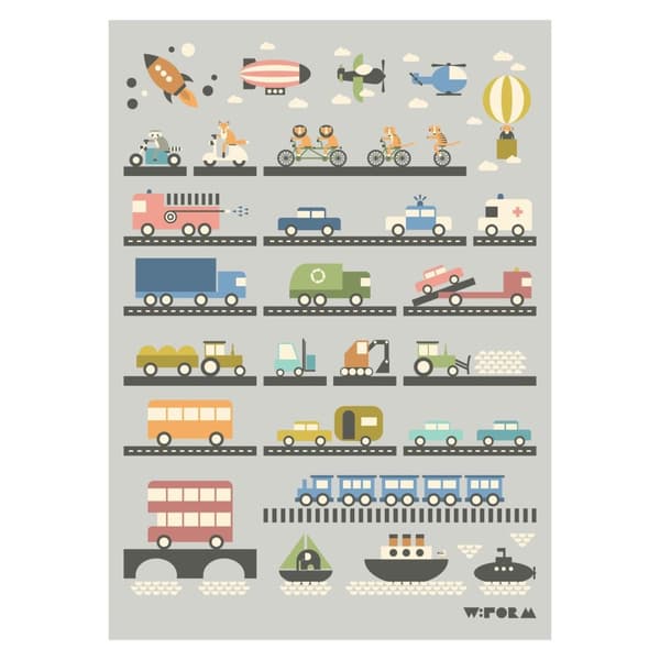 Fordon Poster - 50x70 cm