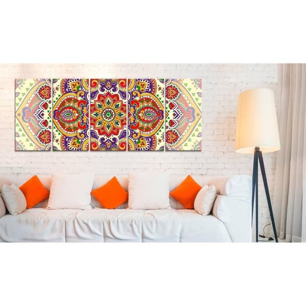 Canvas Tavla - Colourful Ornament