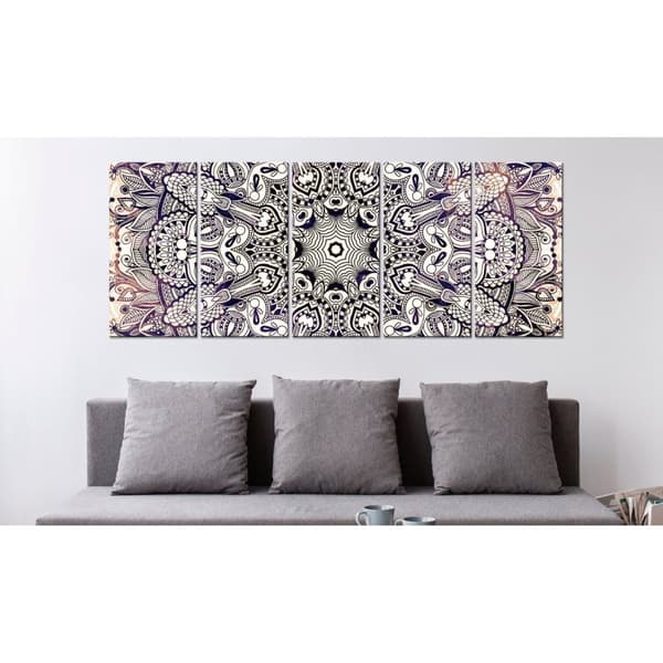 Canvas Tavla - Black-white Hypnosis