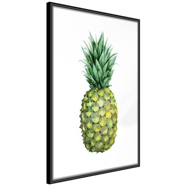 Inramad Poster / Tavla - Unripe Pineapple