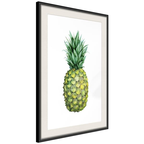 Inramad Poster / Tavla - Unripe Pineapple
