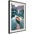 Miniatyrbild 1 av 11: Inramad Poster / Tavla - Lake in a Mountain Valley