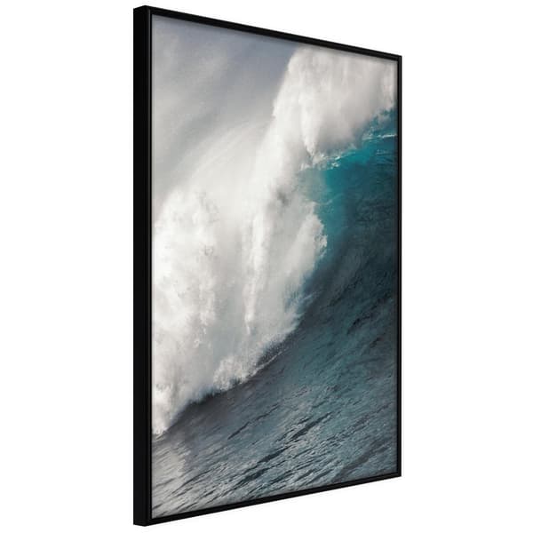 Inramad Poster / Tavla - Power of the Ocean