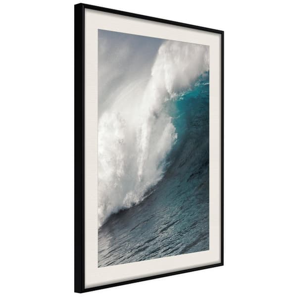 Inramad Poster / Tavla - Power of the Ocean