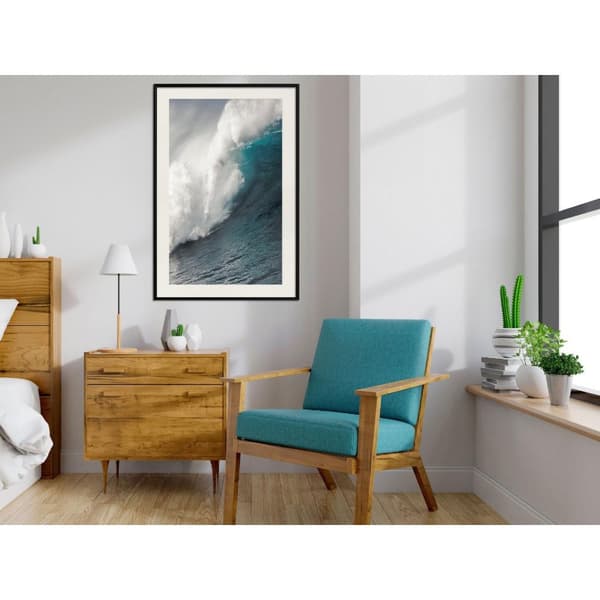 Inramad Poster / Tavla - Power of the Ocean