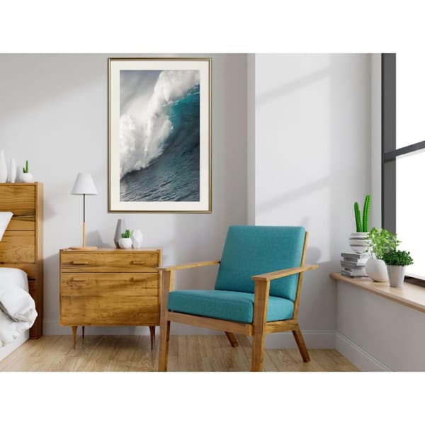 Inramad Poster / Tavla - Power of the Ocean