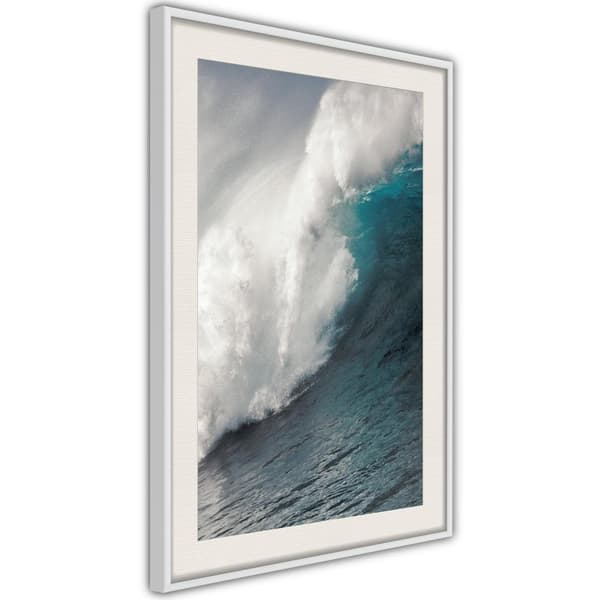 Inramad Poster / Tavla - Power of the Ocean