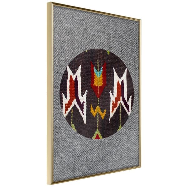 Inramad Poster / Tavla - Ethnic Fabric