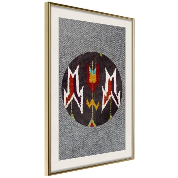 Inramad Poster / Tavla - Ethnic Fabric