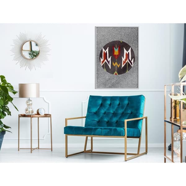 Inramad Poster / Tavla - Ethnic Fabric