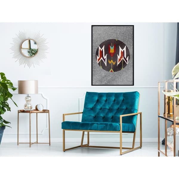 Inramad Poster / Tavla - Ethnic Fabric