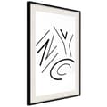 Miniatyrbild 5 av 11: Inramad Poster / Tavla - Three Letters