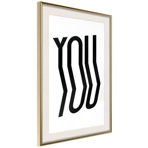 Inramad Poster / Tavla - Only You