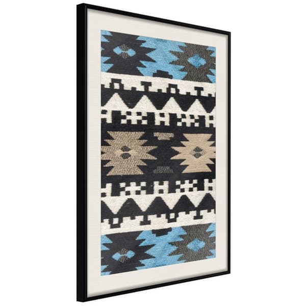 Inramad Poster / Tavla - Tribal Patterns