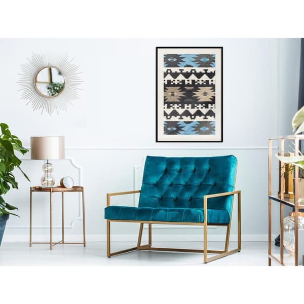 Inramad Poster / Tavla - Tribal Patterns