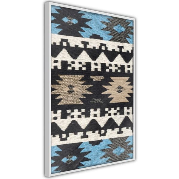 Inramad Poster / Tavla - Tribal Patterns