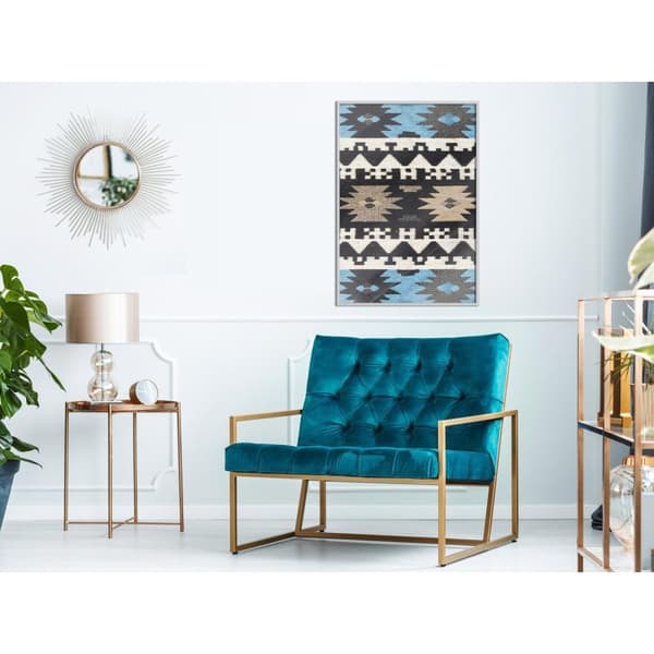 Inramad Poster / Tavla - Tribal Patterns