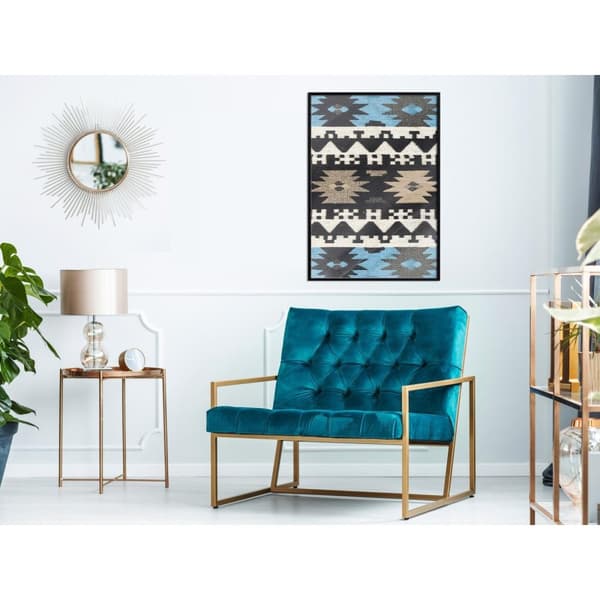 Inramad Poster / Tavla - Tribal Patterns