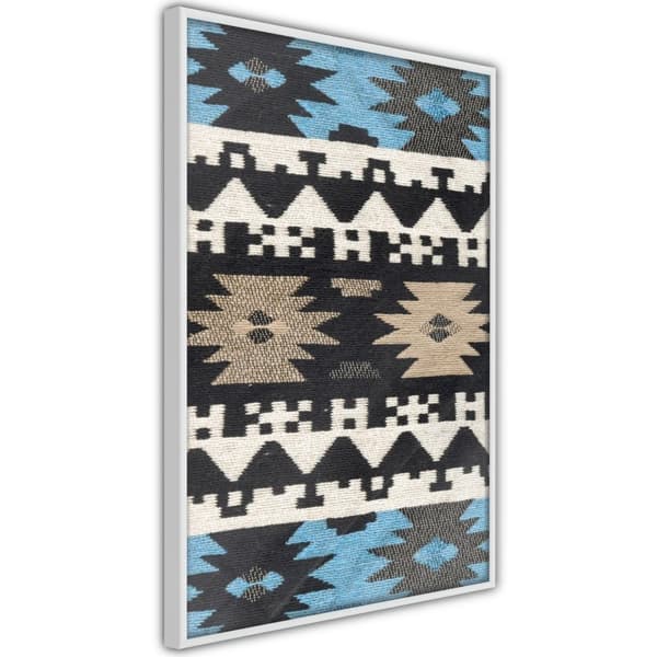 Inramad Poster / Tavla - Tribal Patterns
