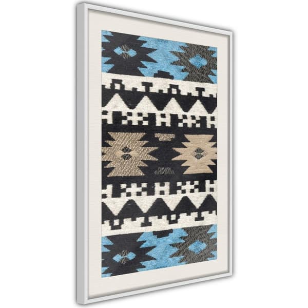 Inramad Poster / Tavla - Tribal Patterns