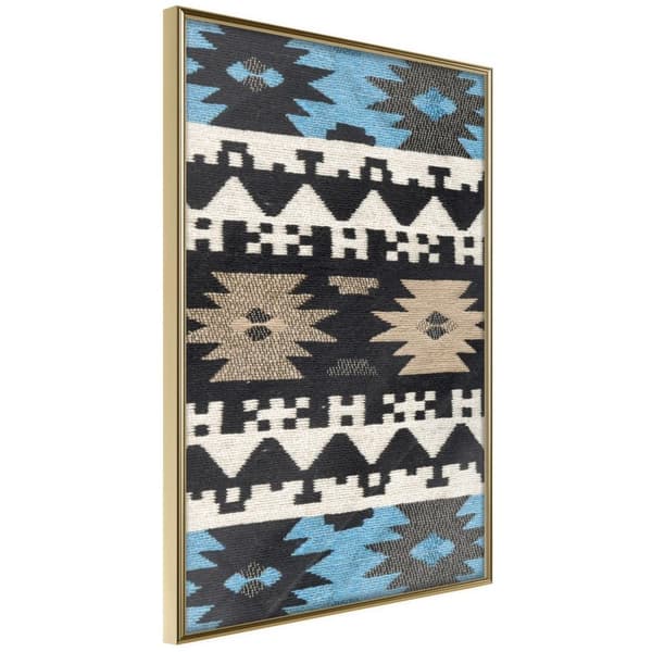 Inramad Poster / Tavla - Tribal Patterns