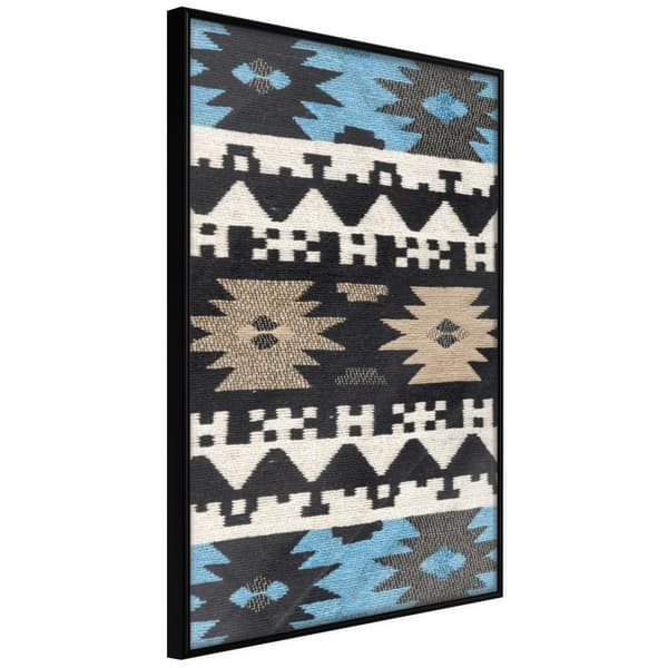 Inramad Poster / Tavla - Tribal Patterns