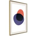 Miniatyrbild 9 av 11: Inramad Poster / Tavla - White, Orange, Violet and Black