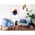 Miniatyrbild 11 av 11: Inramad Poster / Tavla - White, Orange, Violet and Black