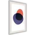 Miniatyrbild 1 av 11: Inramad Poster / Tavla - White, Orange, Violet and Black