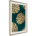 Miniatyrbild 9 av 11: Inramad Poster / Tavla - Gilded Monstera Leaves