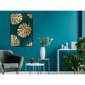 Miniatyrbild 2 av 11: Inramad Poster / Tavla - Gilded Monstera Leaves