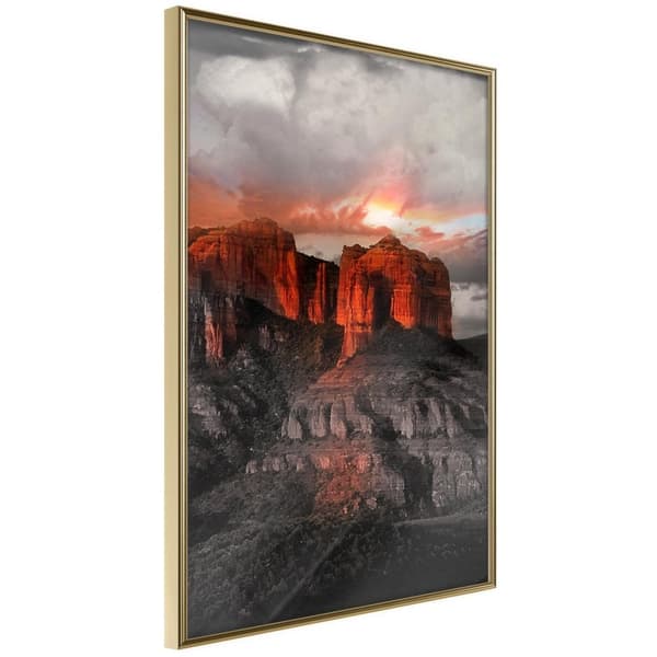 Inramad Poster / Tavla - Power of Nature