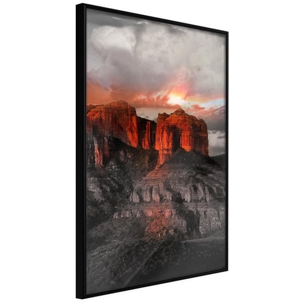 Inramad Poster / Tavla - Power of Nature