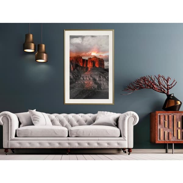 Inramad Poster / Tavla - Power of Nature